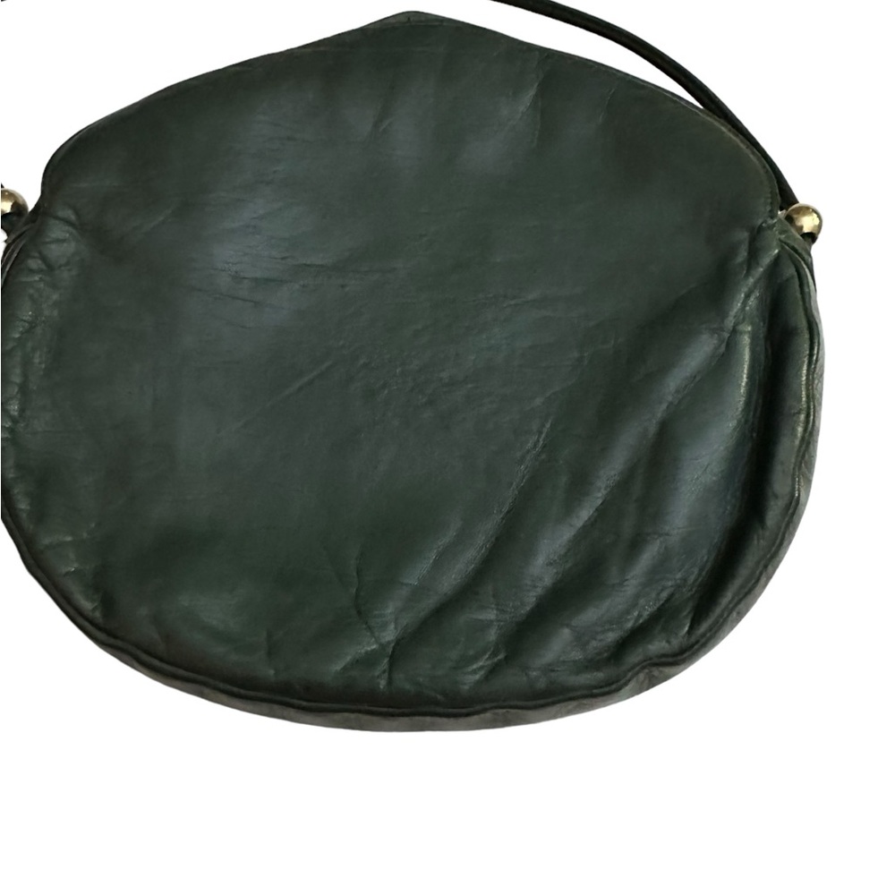 Charles Jourdan *Vintage Mini Crossbody Dark Forest Green - Picture 4 of 11